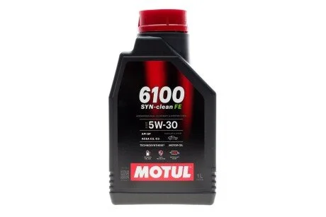 Олива моторна Technosynthese д/авто 6100 SYN-clean FE 5W30 1L для MOTUL 841711 фото товару