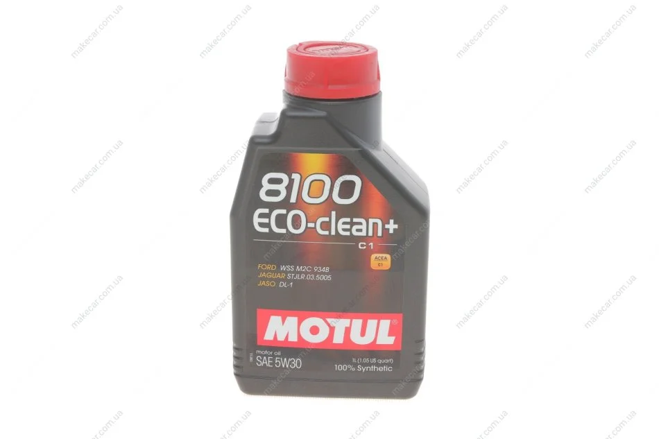 <strong>Моторна олива Motul 8100 Eco-Clean+ 5W-30 синтетична 1 л MOTUL 842511 (фото 1)</strong>