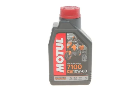 Олива 4T 7100 10W60 1L для MOTUL 845511 фото товару