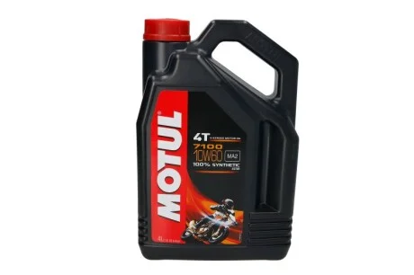 Олива 4T 7100 10W60 4L для MOTUL 845541 фото товара