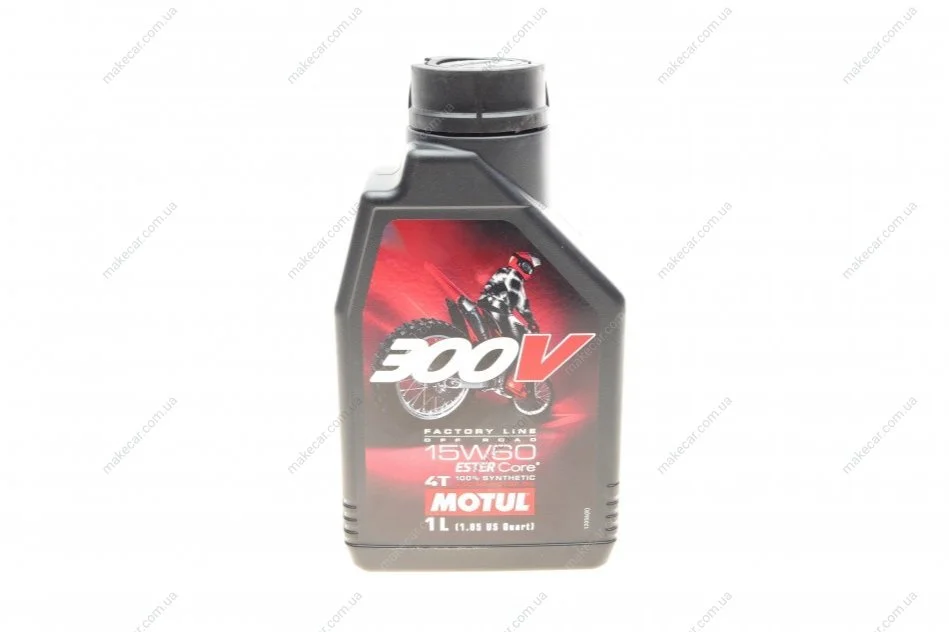 <strong>Олива 4T 300V Factory Line Off R 15W60(1L) MOTUL 845711 (фото 1)</strong>