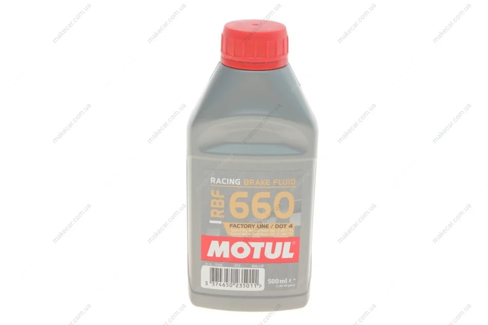 <strong>Рідина гальмівна Motul DOT 4 RBF 660 Factory Line, 0,5л. MOTUL 847205 (фото 1)</strong>