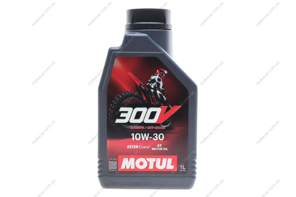 <strong>Олива для 4-х тактних двигунів 100% синтетична естерова 4T 300V FL Off Road 10W30 1L MOTUL 847511 (фото 1)</strong>
