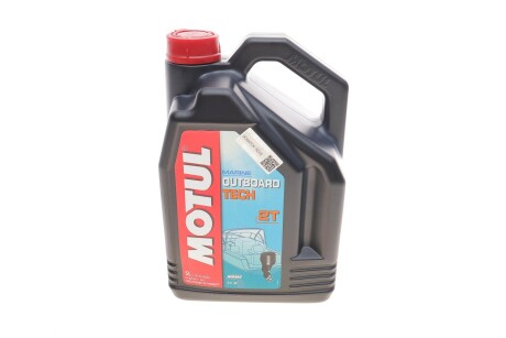 Олива моторна Outboard Tech 2T, 5л. MOTUL 851751 фото товару