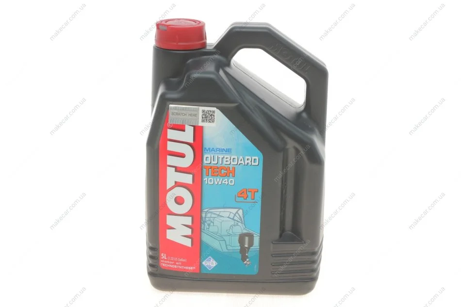 <strong>Олива 4T Outboard Tech 10W40 5 L MOTUL 852251 (фото 1)</strong>