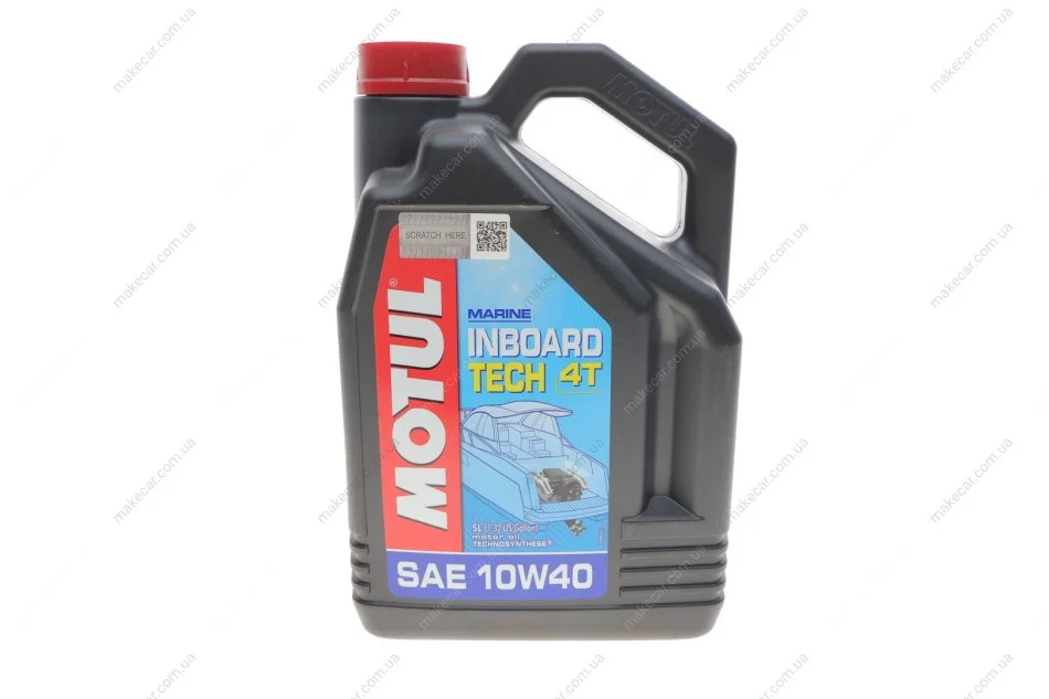 <strong>Олива 4T Inboard Tech 10W40 5L MOTUL 852351 (фото 1)</strong>