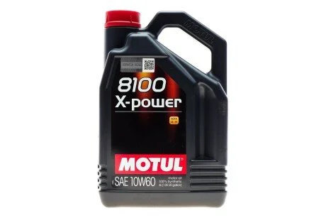 Моторна олива Motul 8100 X-Power 10W-60 синтетична 4 л для MOTUL 854841 фото товару