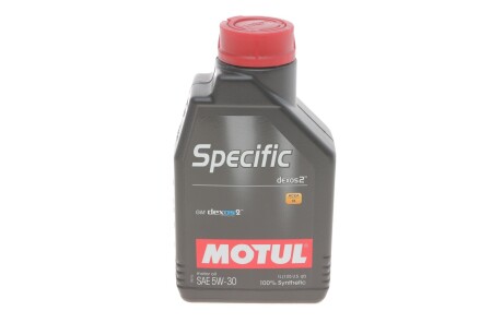 Моторное масло Specific Dexos 2 5W-30 синтетическое 1 л MOTUL 860011 (фото 1)