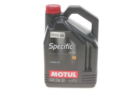 Моторна олива Motul Specific Dexos 2 5W-30 синтетична 5 л для Daewoo, Chevrolet, Ravon MOTUL 860051 фото товару