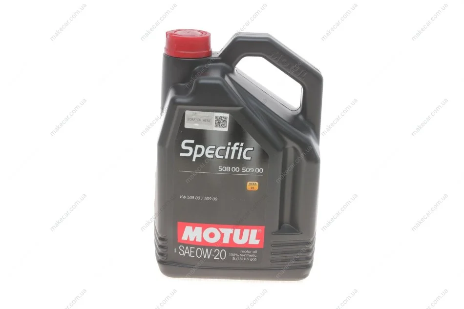 <strong>Моторна олива Motul Specific 508.00 - 509.00 0W-20 синтетична 5 л MOTUL 867251 (фото 1)</strong>