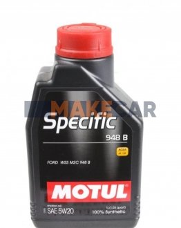 Моторна олія Specific 948 B 5W-20 синтетична 1 л MOTUL 867311 (фото 1)