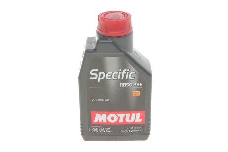 Моторное масло Specific RBS0-2AE 0W-20 синтетическое 1 л MOTUL 867411 фото товара