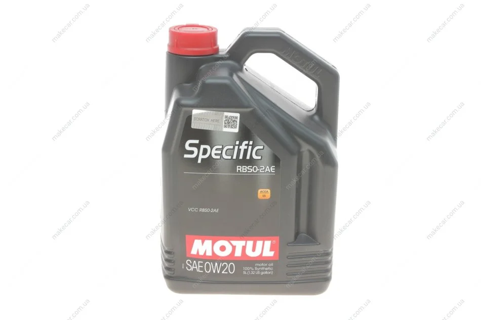 <strong>Моторна олива Motul Specific RBS0-2AE 0W-20 синтетична 5 л MOTUL 867451 (фото 1)</strong>