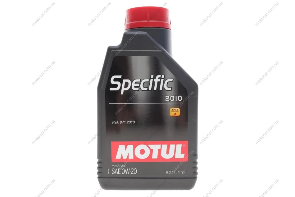 <strong>Олива моторна 100% синтетична д/авто /Specific 2010 SAE 0W20 (1L)/112767 MOTUL 867611 (фото 1)</strong>