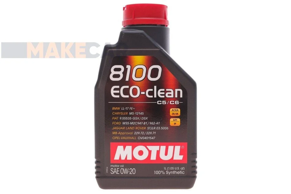 <strong>Моторна олива Motul 8100 Eco-Clean 0W-20 синтетична 1 л MOTUL 868111 (фото 1)</strong>
