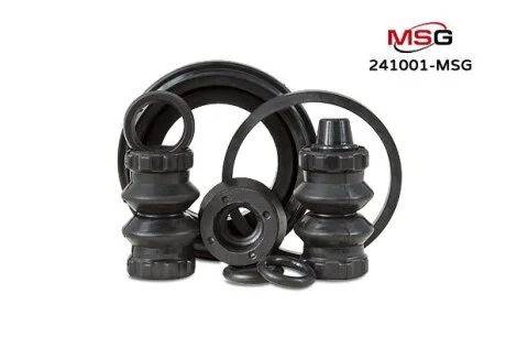 Ремкомплект гальмівного супорта VW Golf VI 09-14; AUDI A4 04-08; SKODA Octavia A7 13-19; TOYOTA ProAce 13-16; RENAULT Trafic 14-; SEAT Leon 12-20; FIAT Scudo 07-16; PEUGEOT Expert 07-16; NISSAN NV300 16-; CITROEN Jumpy 07-16; OPEL Vivaro 01-14; ALFA для MSG 241001-MSG фото товару