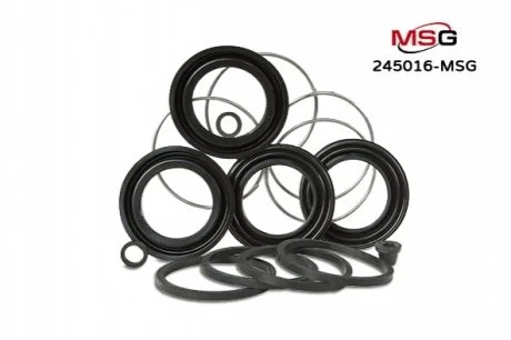 Ремкомплект гальмівного супорта TOYOTA Land Cruiser Prado 120 03-09, FJ Cruiser 06-16, Land Cruiser Prado 90 96-02, Hilux 88-97, 4Runner 96-02; MITSUBISHI Pajero 07-21 для Toyota, Mitsubishi MSG 245016-MSG фото товару