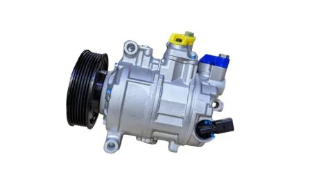 Компресор кондиціонера відновлений VW Caddy III 04-15, Golf VI 09-14, Tiguan 08-16, PASSAT B7 10-15; AUDI A3 12-22, A3 03-12, A1 10-18, Q3 11-18; SKODA Octavia A5 04-13, Fabia II 07-14, Rapid 13-19, Superb 08-15; SEAT Altea 04-09, Leon 05-12, Toledo для MSG 437100-8210 фото товару