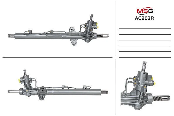 <strong>Рульова рейка з ГУР відновлена MSG AC203R (фото 1)</strong>