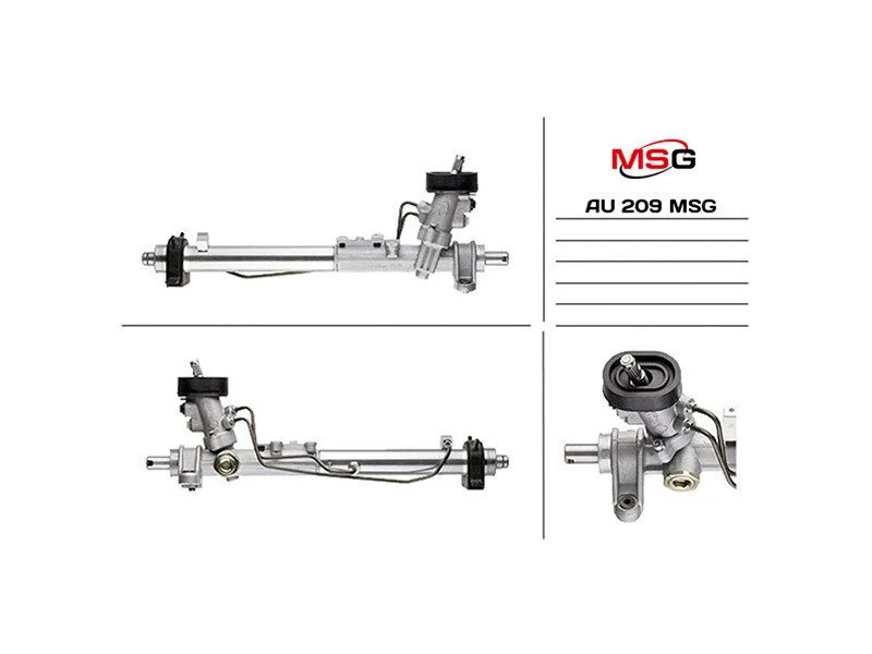 <strong>Рульова рейка з ГУР нова VW Golf IV 97-03, Audi A3 96-03, Skoda Octavia Tour 96-10 MSG AU 209 (фото 1)</strong>