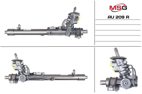 Рульова рейка з ГУР відновлена VW Golf IV 97-03, Audi A3 96-03, Skoda Octavia Tour 96-10 для Volkswagen, Audi, Skoda, Seat MSG AU209R фото товару