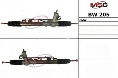 Рейка с Г/У BMW 3 E-46 1998-2005 для BMW MSG BW 205 фото товара