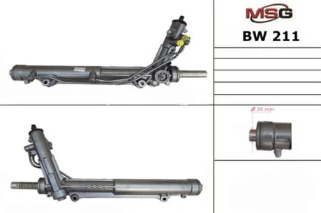 Рульова рейка з ГУР нова BMW X5 E53 00-07 для BMW MSG BW211 фото товара