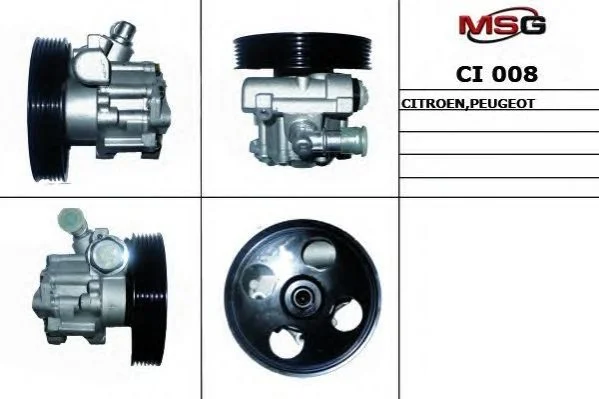 <strong>Насос рулевого мех-ма Citroen C5 01-04,C5 04-,C5 Break 01-04,C5 Break 04-Fiat Scudo 07- MSG CI 008 (фото 1)</strong>
