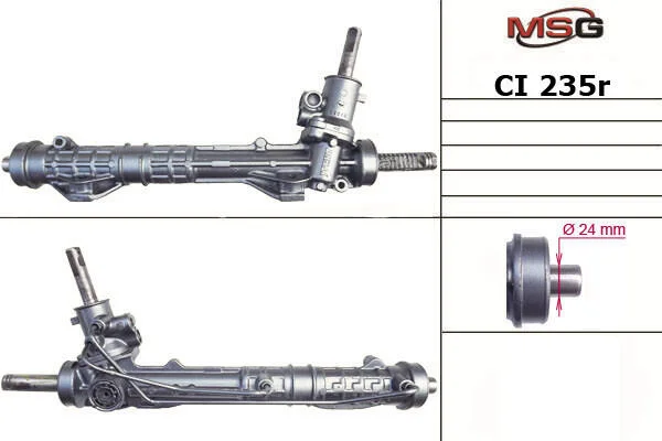 <strong>Рульова рейка з ГУР відновлена Peugeot 308 (T7) 07-19, Peugeot 3008 09-16, Citroen Berlingo 08-18 MSG CI235R (фото 1)</strong>