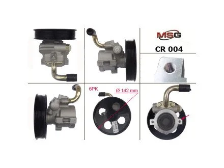 Насос ГУР новий Chevrolet Nubira 05-11, Chevrolet Lacetti 04-13, Daewoo Lacetti Premiere 09-11 для Chevrolet, Daewoo MSG CR 004 фото товару