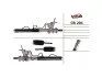 <strong>Рульова рейка з ГУР нова Chevrolet Aveo 06-16 MSG CR 201 (фото 1)</strong>