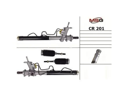 Рульова рейка з ГУР нова Chevrolet Aveo 06-16 для Chevrolet, Daewoo, Zaz, Ravon MSG CR 201 фото товару