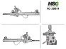 <strong>Рульова рейка з ГУР відновлена Ford Connect 02-13, Ford Focus I 98-04 MSG FO 208R (фото 1)</strong>