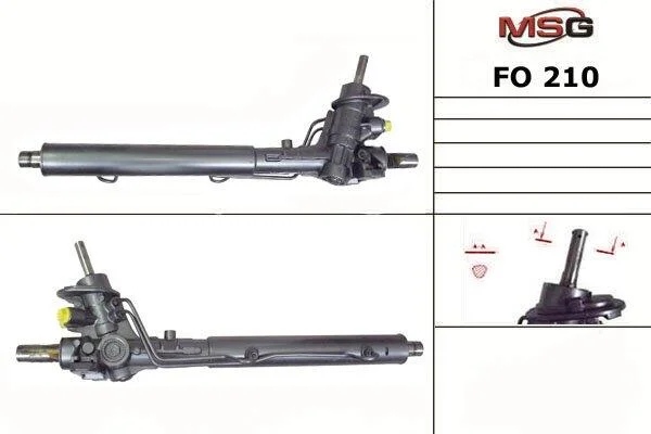<strong>Рульова рейка з ГУР нова VW Sharan 95-10, Ford Galaxy 94-06, SEAT Alhambra 96-10 MSG FO210 (фото 1)</strong>