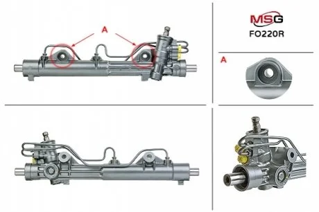 Кермова рейка з Г/П (відновлена, OE FORD) FORD KA 2004-2008 для Ford, Mazda MSG FO 220R фото товару