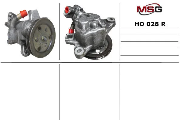 <strong>Насос ГУР відновлений MSG HO028R (фото 1)</strong>