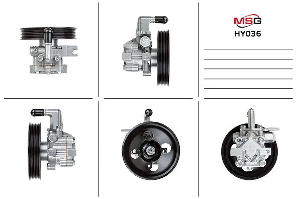 <strong>Насос ГУР новий Hyundai Santa Fe 06-12, Kia Sorento 09-15 MSG HY036 (фото 1)</strong>