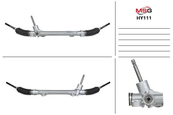 <strong>Рульова рейка без ГУР нова Hyundai i-30 12-17, Kia Cerato 12-18, Kia Ceed 12-19 MSG HY111 (фото 1)</strong>