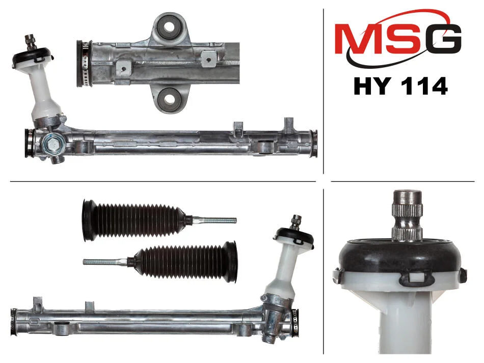 <strong>Рульова рейка без ГУР нова Hyundai Grand Santa FE 12-18, Hyundai Santa FE 12-18, Kia Sorento 09-15 MSG HY114 (фото 1)</strong>