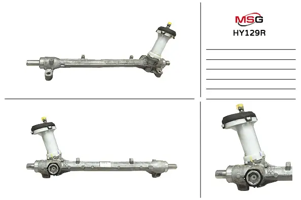 <strong>Рульова рейка без ГУР відновлена Hyundai Solaris 17-, Kia RIO 17- MSG HY129R (фото 1)</strong>