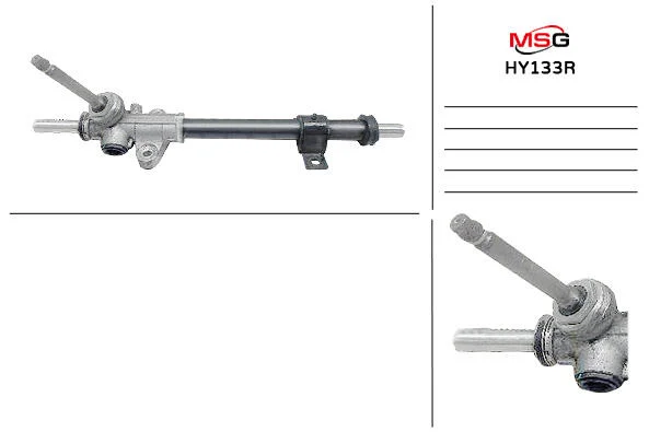 <strong>Рульова рейка без ГУР відновлена Hyundai Solaris 11-17, Hyundai Accent 10-18 MSG HY133R (фото 1)</strong>