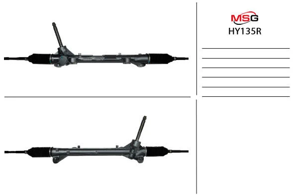 <strong>Рульова рейка без ГУР відновлена Hyundai Elantra AD 16-20 MSG HY135R (фото 1)</strong>