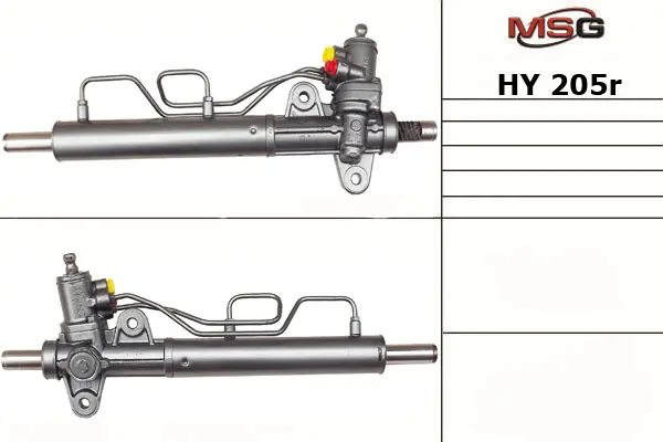 <strong>Рульова рейка з ГУР відновлена Kia Cerato 04-08 MSG HY205R (фото 1)</strong>
