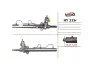 <strong>Рульова рейка з ГУР відновлена Hyundai Tucson 04-09, Kia Sportage 04-10 MSG HY 215R (фото 1)</strong>
