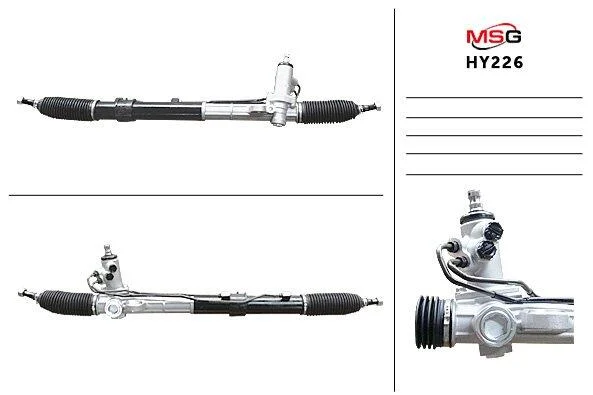 <strong>Рульова рейка з ГУР нова Hyundai Santa Fe 06-12 MSG HY226 (фото 1)</strong>