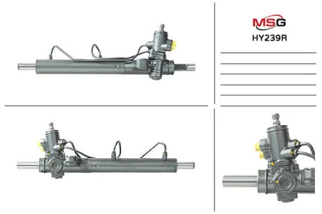 Рульова рейка з ГУР відновлена Hyundai Matrix 08-10 для Hyundai MSG HY239R фото товару