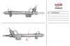 <strong>Рульова рейка з ГУР відновлена Nissan Pathfinder R51 04-14, Nissan Navara 05-15 MSG IN202R (фото 1)</strong>
