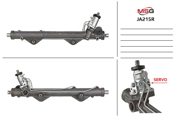 <strong>Рульова рейка з ГУР відновлена Jaguar XF 08-15, Jaguar F-Type 13-, Jaguar S-Type 99-07 MSG JA215R (фото 1)</strong>