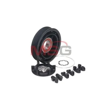 Комплект шківа компресора кондиціонера DENSO 6SEL14C для Citroen, Peugeot MSG KP-0322 фото товару