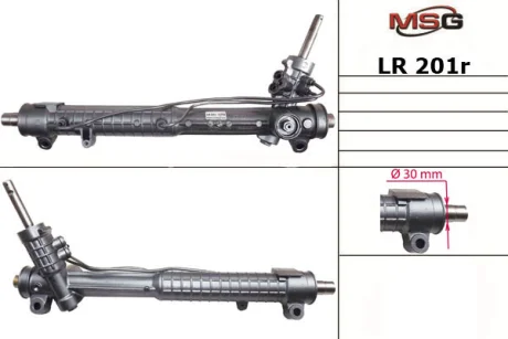 Рульова рейка з ГУР відновлена Land Rover Discovery IV 09-16, Land Rover Discovery III 04-09 для Land Rover MSG LR201R фото товару
